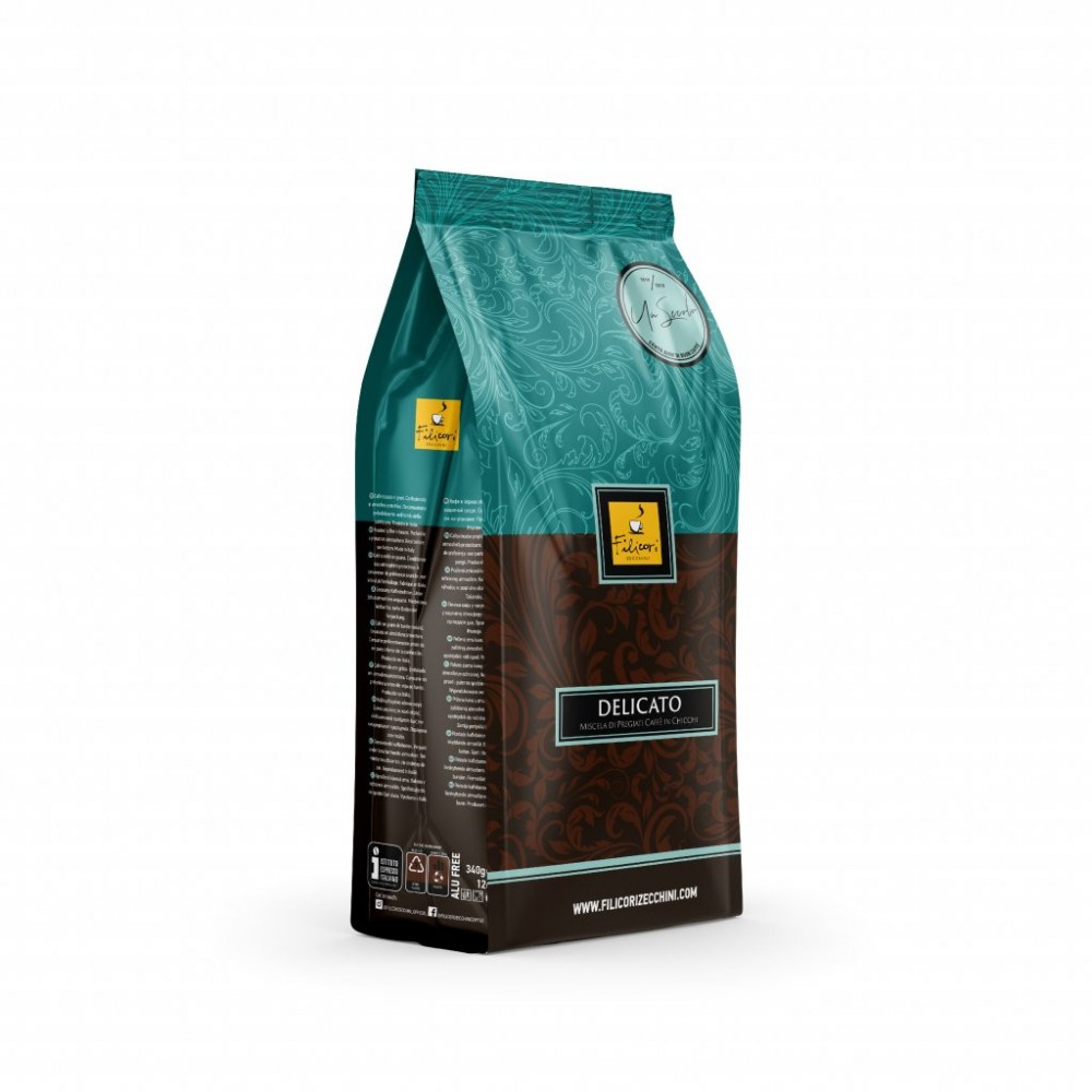 Delicato, zrnková káva 340 g Ollies